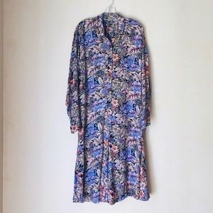 Jones New York long sleeve shirtdress size 8
